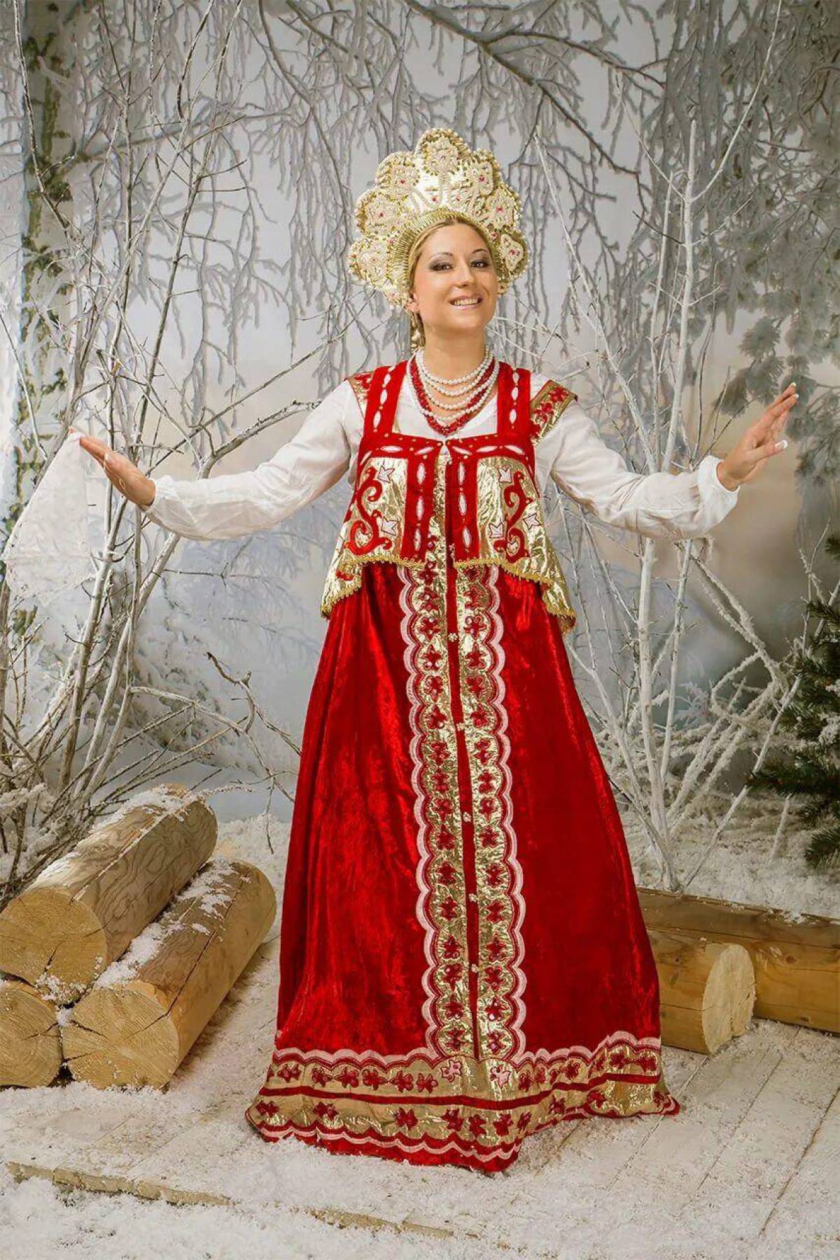 Girls in Slavic costumes in An-Najaf